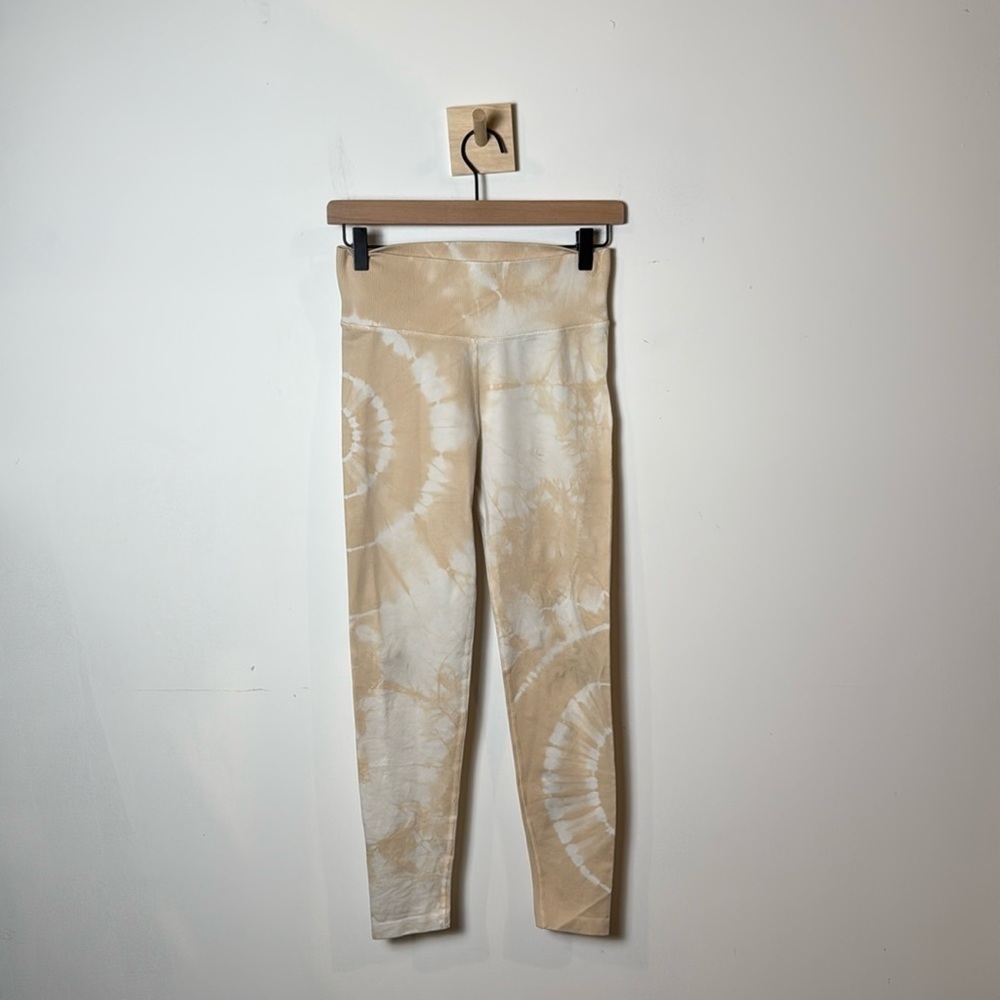 Offline by Aerie Women’s Seamless High Waisted Leggings Beige Tie Dye size S